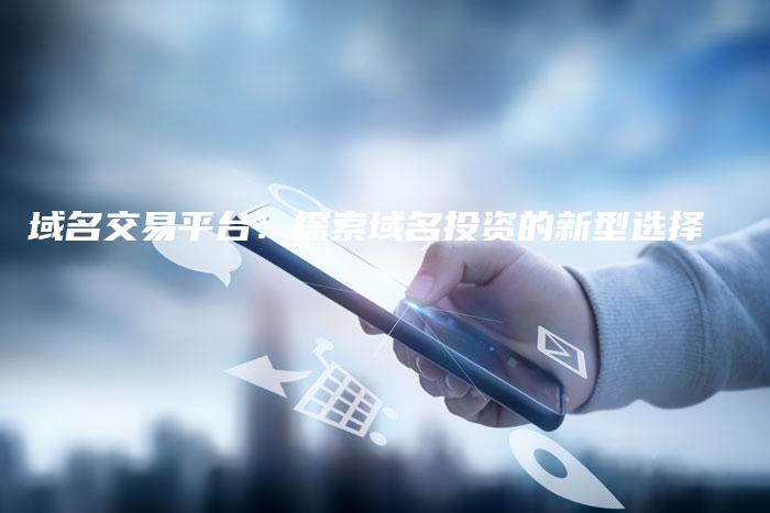 域名交易平台：探索域名投资的新型选择
