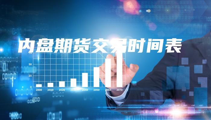 内盘期货交易时间表