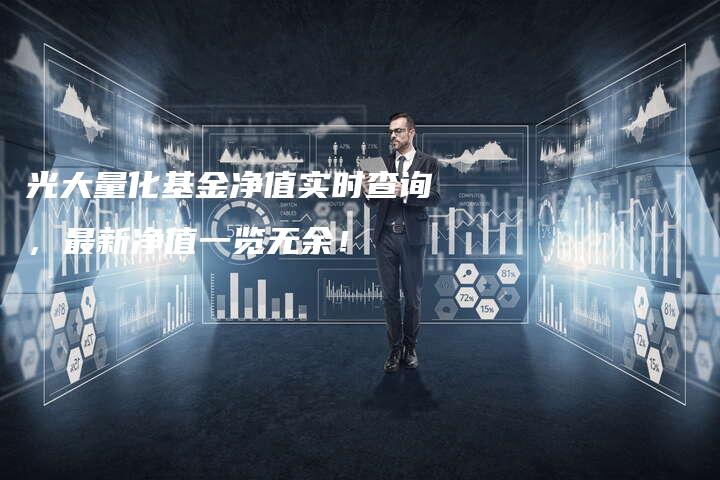 光大量化基金净值实时查询，最新净值一览无余！
